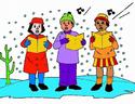 Carolers sing in the Snow
Picture # 1465
