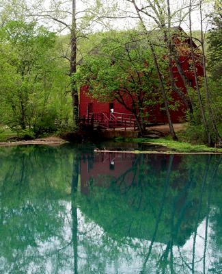 Daily photo - Reflection of Alley Spring Mill